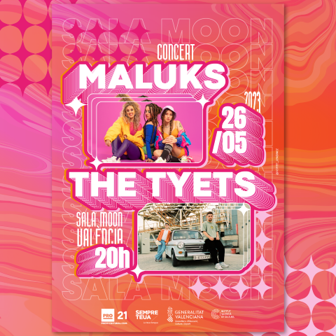 CONCIERTOS  de presentación de discos: Maluks y The Tyets