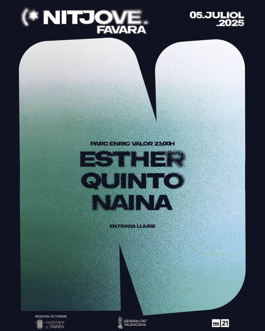 Nit Jove de Favara: ESTHER – QUINTO – NAINA