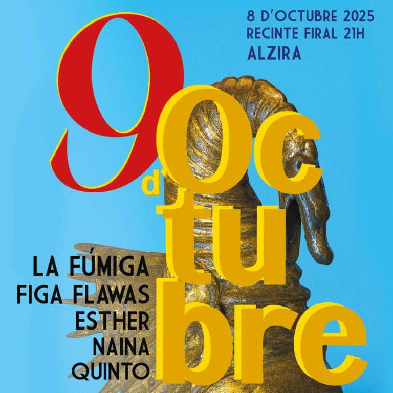 9 d’Octubre: LA FÚMIGA + FIGA FLAWAS + ESTHER + NAINA + QUINTO
