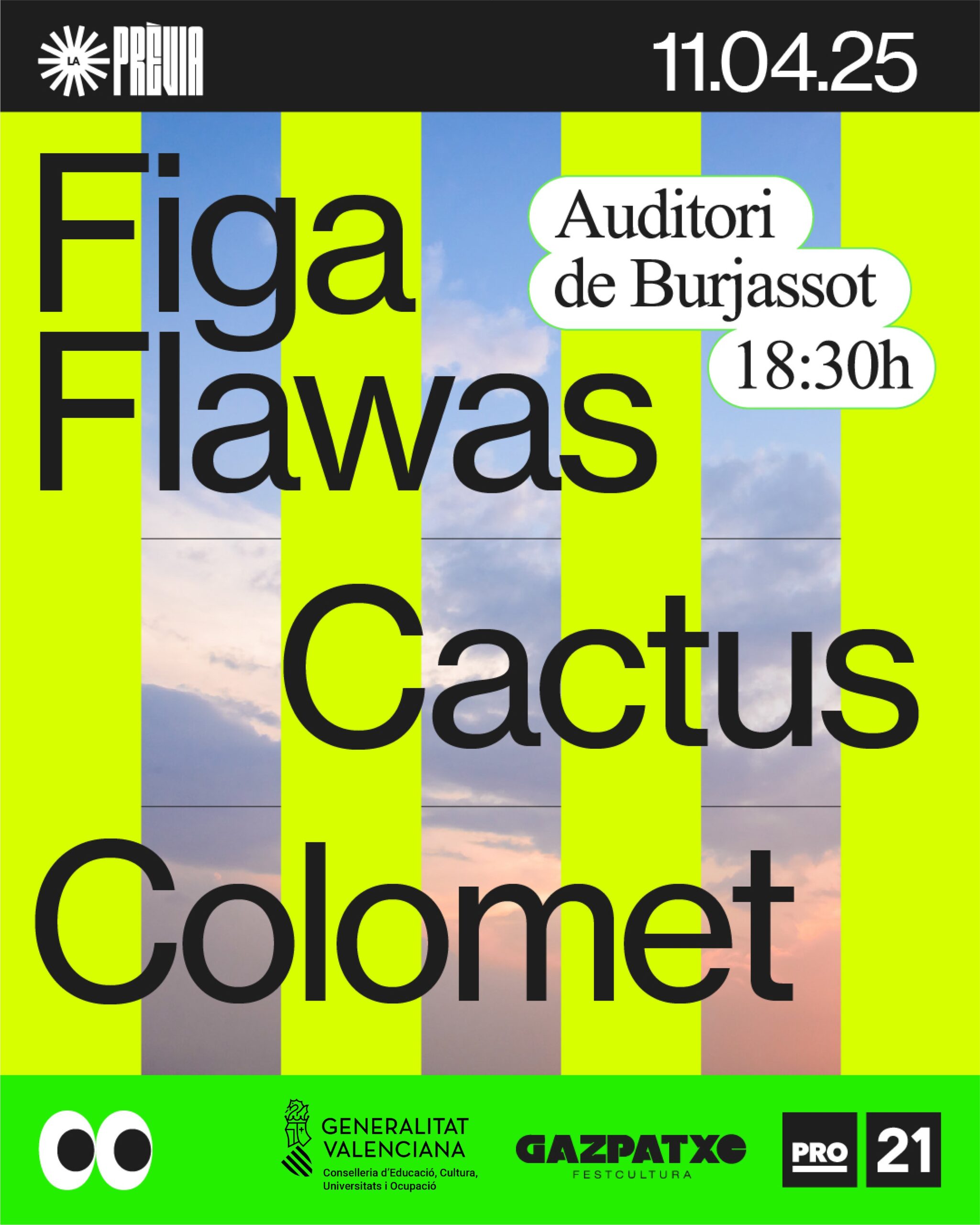 cartell La Previa Burjassot
