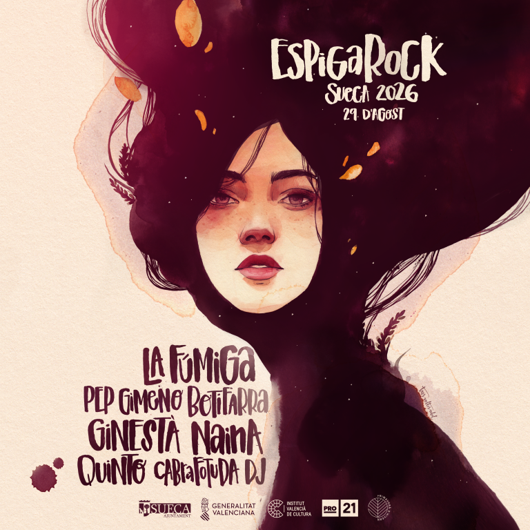 Espiga Rock 2026: LA FÚMIGA + PEP GIMENO BOTIFARRA + GINESTÀ + NAINA + QUINTO + CABRA FOTUDA DJ